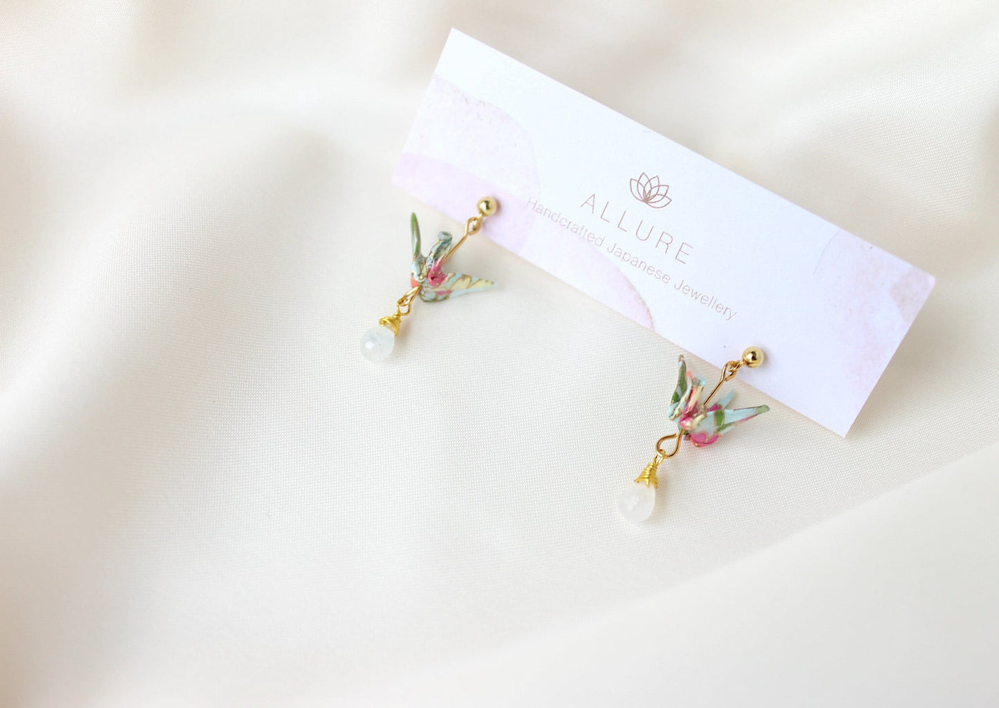 Crane Earrings - DAISY- 14k Gold Filled