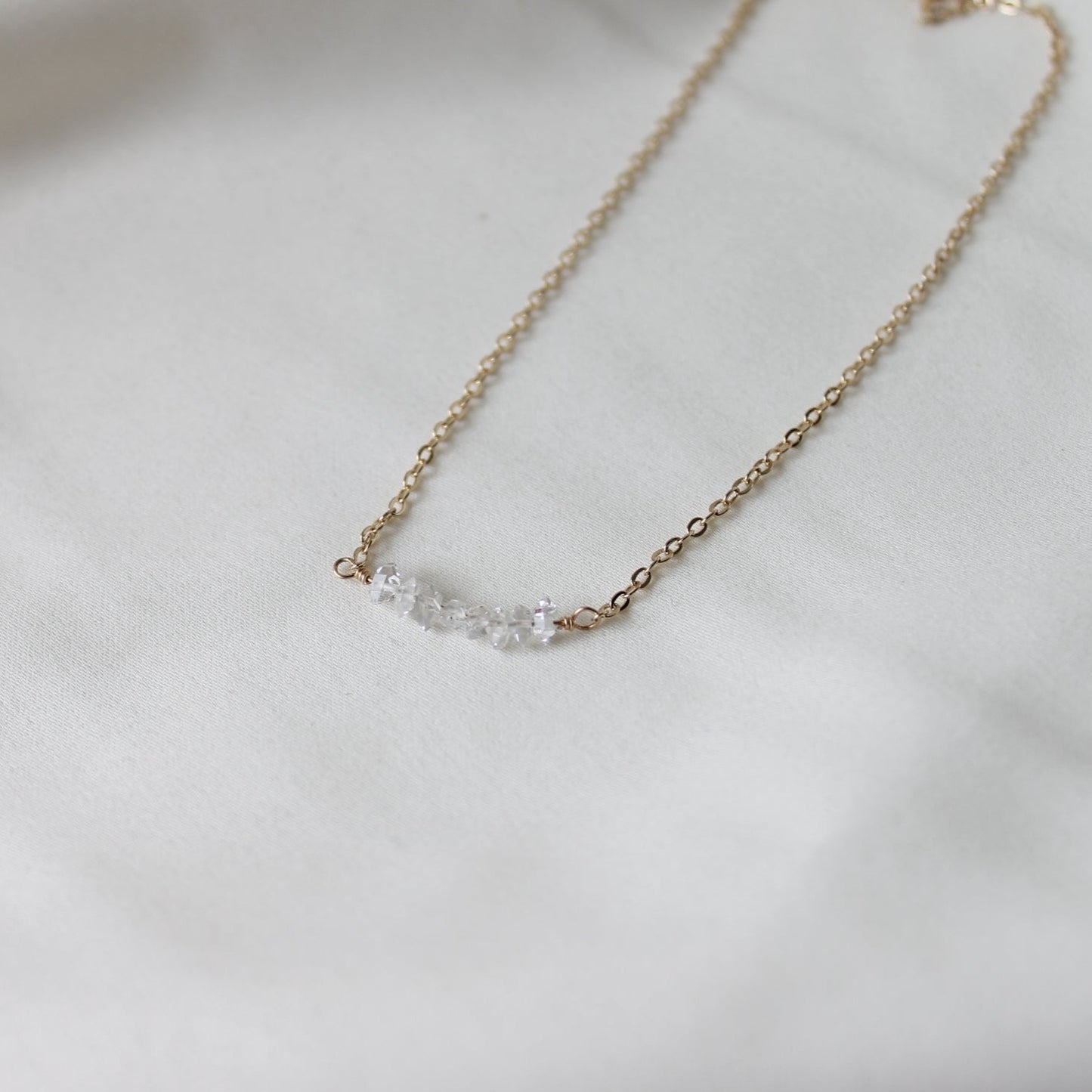 Mini Herkimer Diamond Necklace