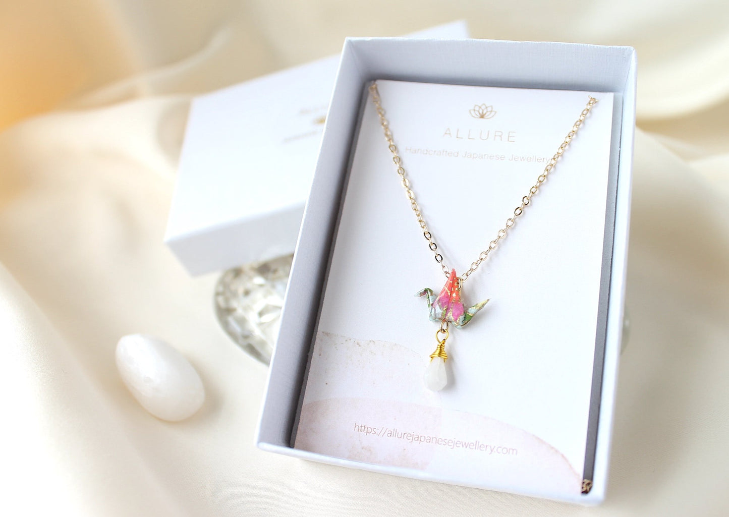 Crane Necklace - DAISY- 14K Gold Filled