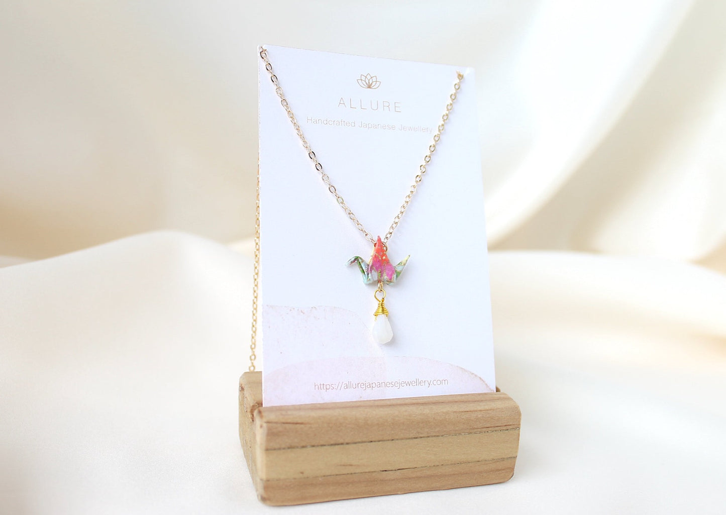 Crane Necklace - DAISY- 14K Gold Filled