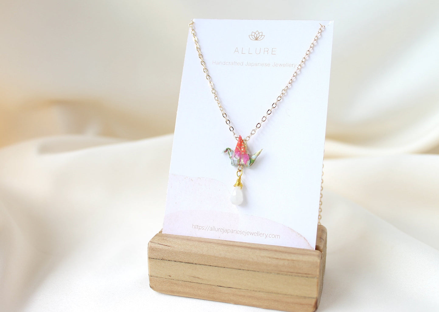 Crane Necklace - DAISY- 14K Gold Filled