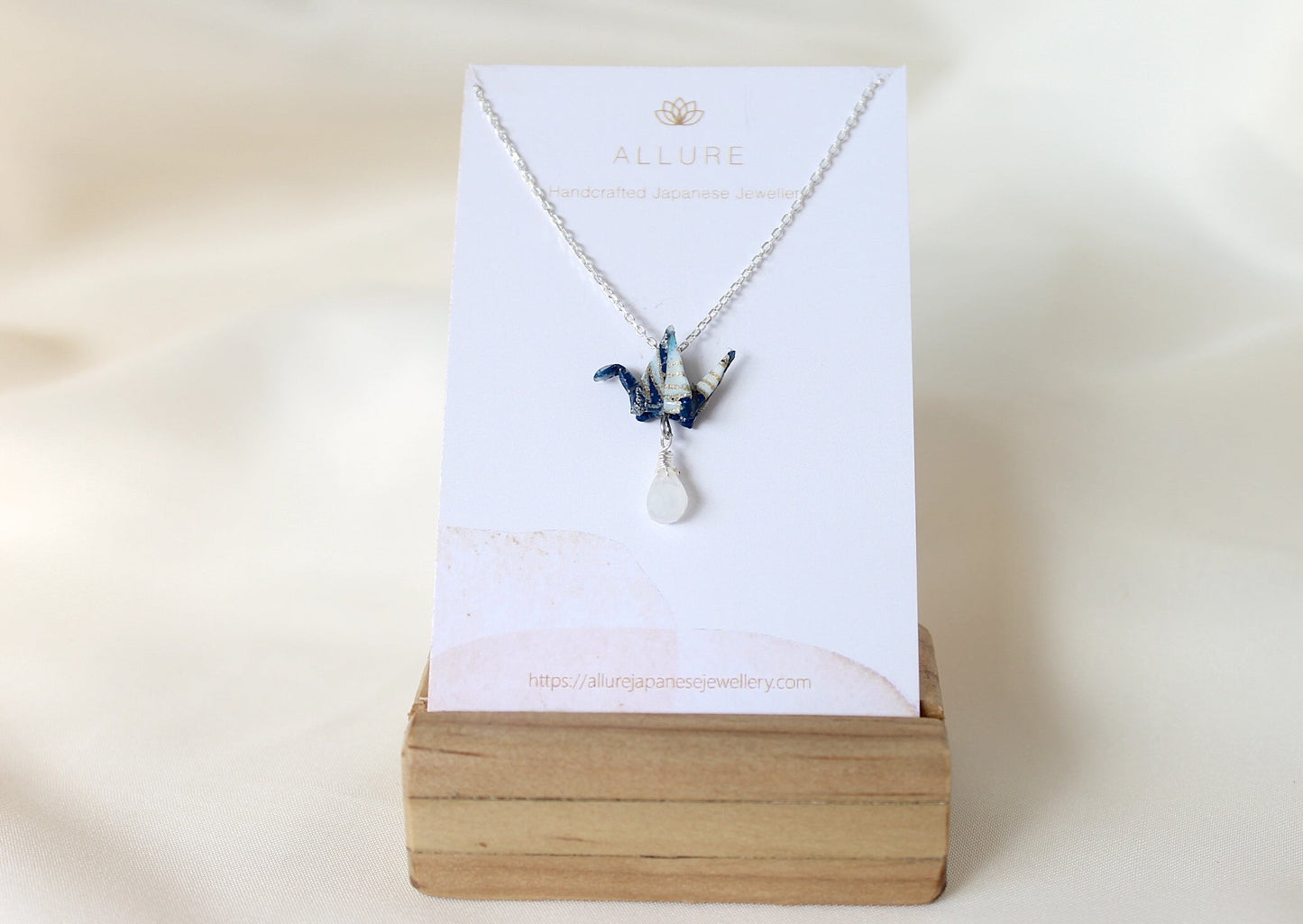 Crane Necklace - OCEAN- Sterling Silver