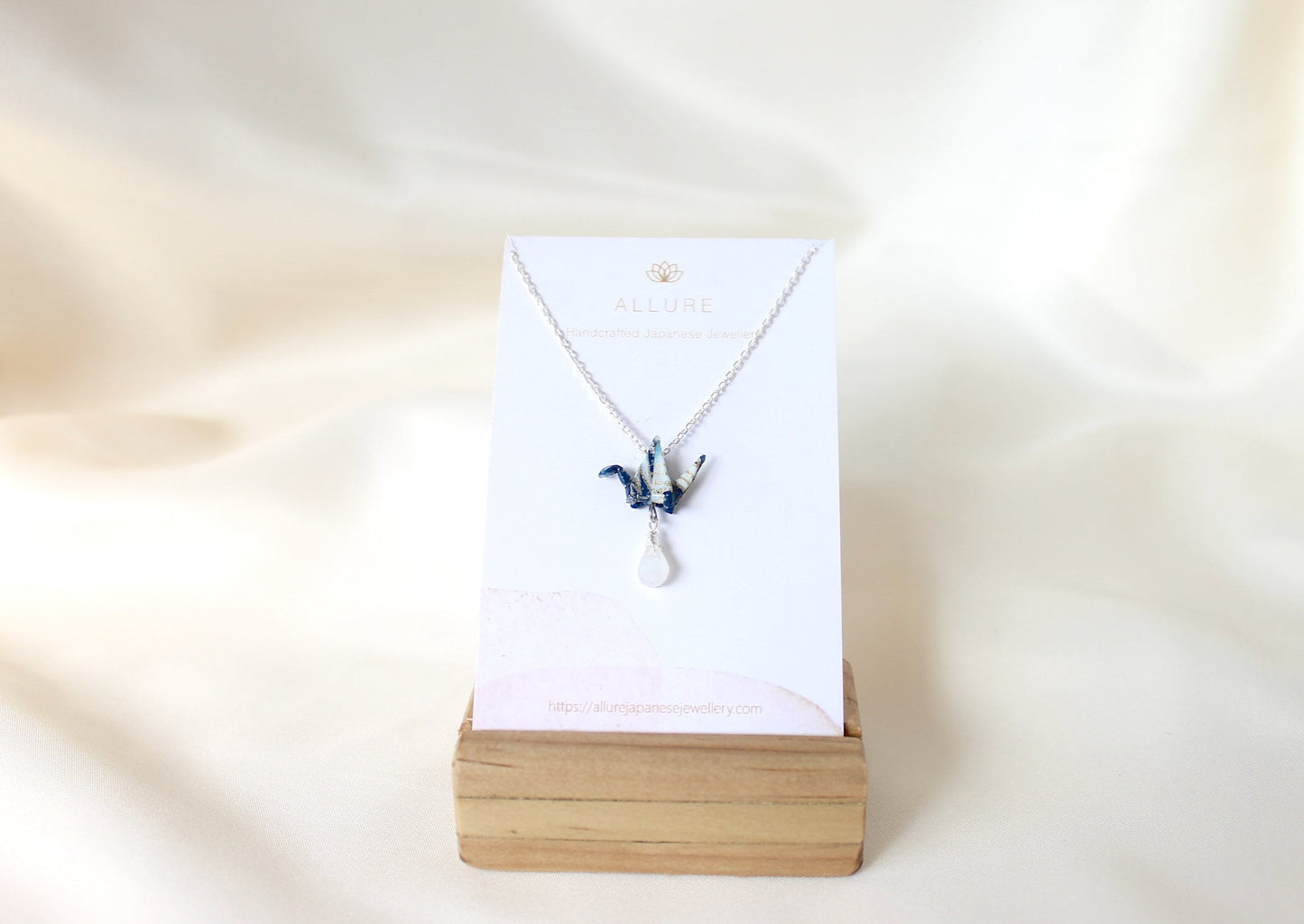 Crane Necklace - OCEAN- Sterling Silver